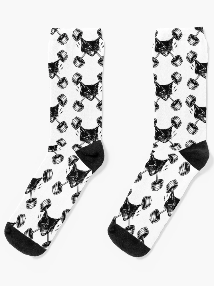 Calcetines for Sale con la obra «gatos y crossfit» de frickinferal