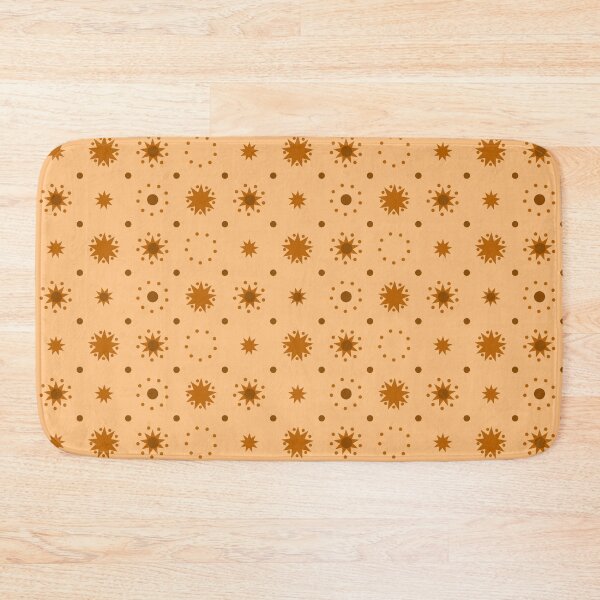 Item preview, Suns and Dots Brown on Pale Orange Repeat 5748 designed and sold by Art in My Loft.