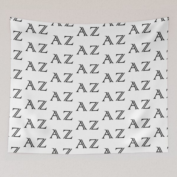 Item preview, AZ ARIZONA state name abbreviation  designed and sold by uniFashions.