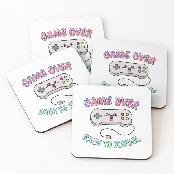 Item preview, Game Over Back to School Gamer Surprised Controller - Funny, Gaming Back to School designed and sold by Teetee94.