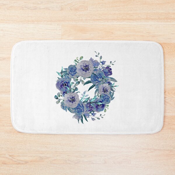 Item preview, Blue watercolor flower crown designed and sold by mommercury.