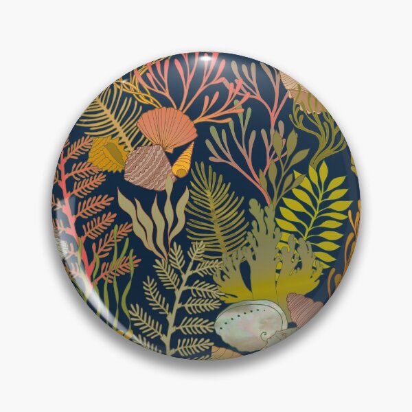 Item preview, Seashells and Sea Dreams {Warm Greens and Reds} designed and sold by Cecilia Mok.
