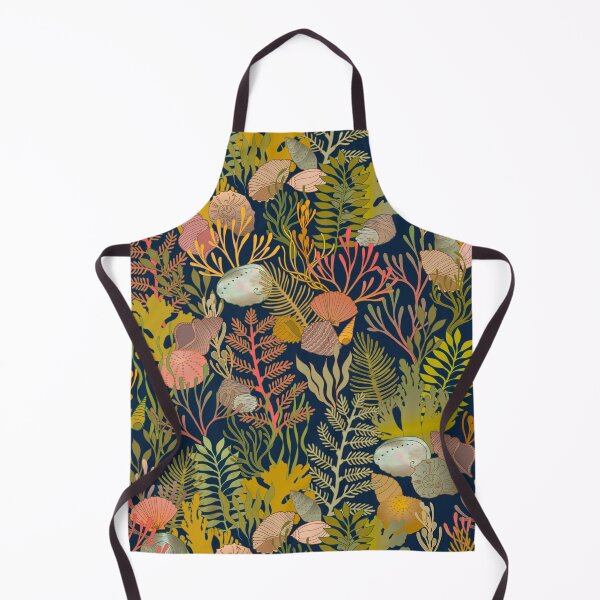 Item preview, Seashells and Sea Dreams {Warm Greens and Reds} designed and sold by Cecilia Mok.