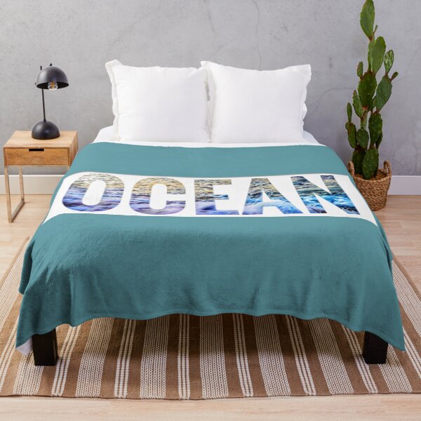 Item preview, Ocean Word Rectangle with Sunlight on Ocean designed and sold by Beachy.