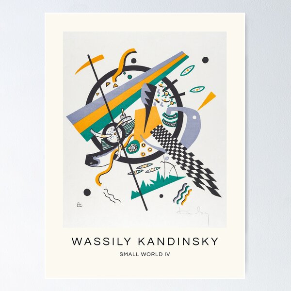 Item preview, Small World IV by Wassily Kadinsky designed and sold by redoARTstore.