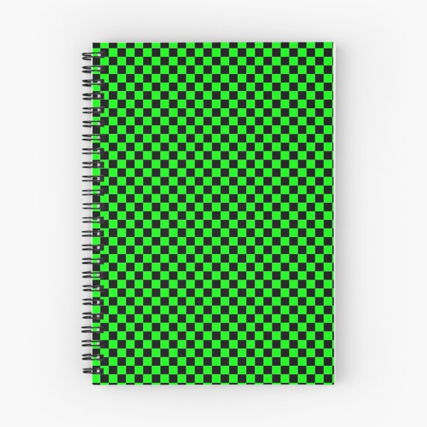 Item preview, Checkered (Tiny Squares) Electric Green and Black designed and sold by Tree45.