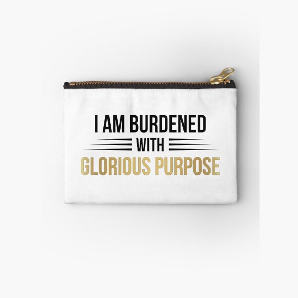 Item preview, I Am Burdened With Glorious Purpose (Black) designed and sold by FilipeFerreira.