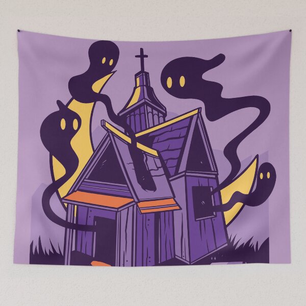 Item preview, Cool Haunted House Cartoon designed and sold by SLAG-Creative.