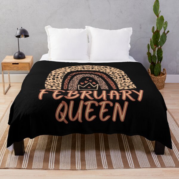 Item preview, February Queen, Queens are born in February, Leopard Boho Rainbow  designed and sold by ACC .