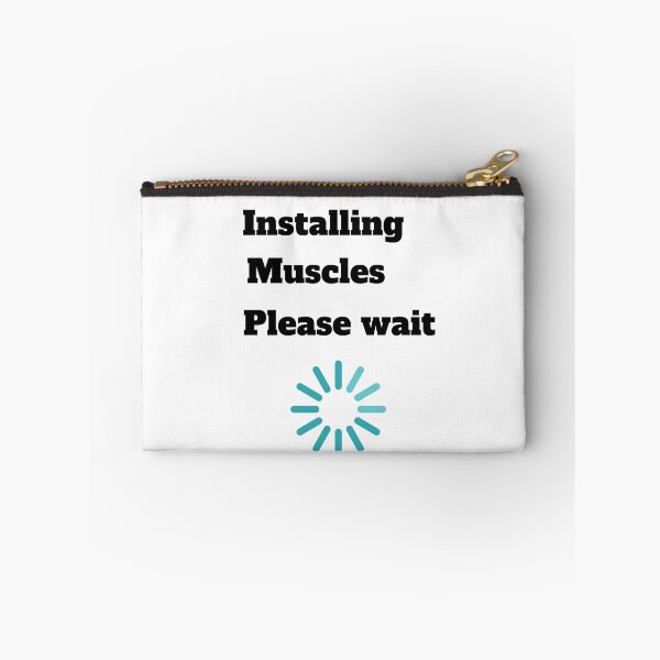 Item preview, Installing muscle Please Wait designed and sold by 77ART.