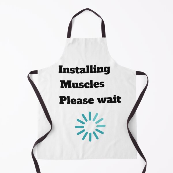 Item preview, Installing muscle Please Wait designed and sold by 77ART.