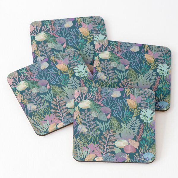 Item preview, Seashells and Sea Dreams {Purples and Blues} designed and sold by Cecilia Mok.