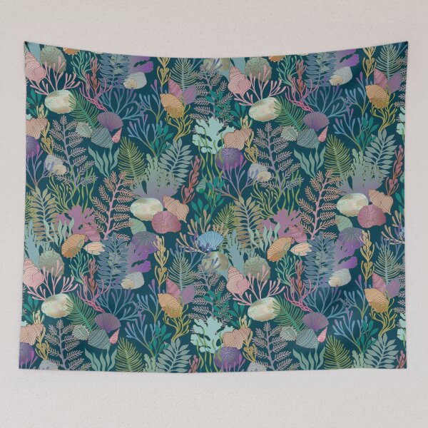 Item preview, Seashells and Sea Dreams {Purples and Blues} designed and sold by Cecilia Mok.