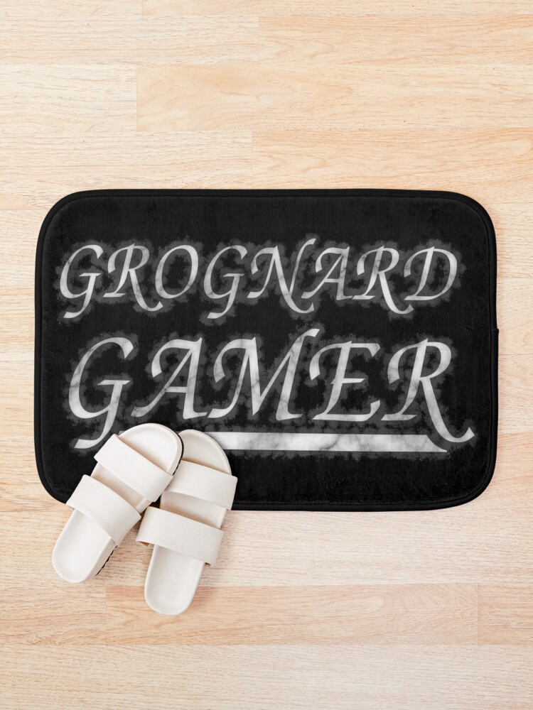 Thumbnail 1 of 6, Bath Mat, Grognard Gamer designed and sold by SolarCross.