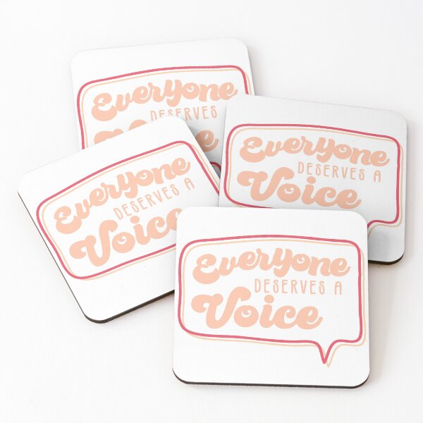 Item preview, Everyone Deserves A Voice - Orange designed and sold by freelysimple.