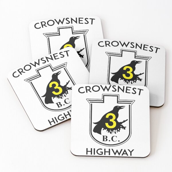 Item preview, Crowsnest Highway British Columbia Canada 3 Crows Nest BC designed and sold by DESTINATIONS DECAL DOS.