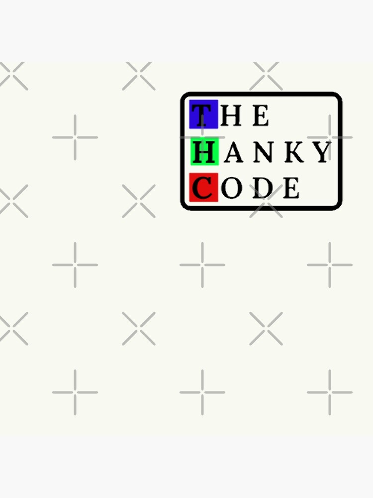 Póster «La camiseta Hanky Code, transparente, tú eliges el color del ...