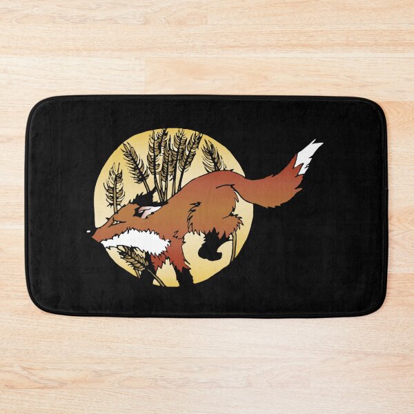 Item preview, Fox On The Hunt (Just In Black) designed and sold by ArtByAnikioShop.