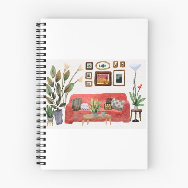 Item preview, Watercolor Living Room designed and sold by Em0523.