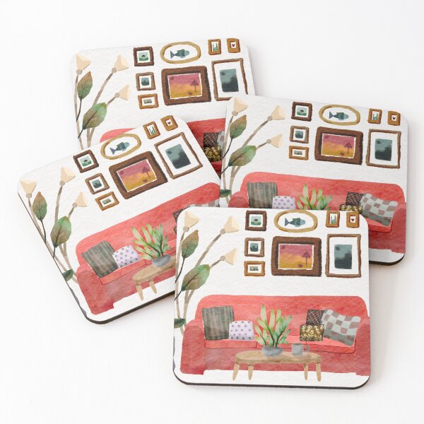 Item preview, Watercolor Living Room designed and sold by Em0523.