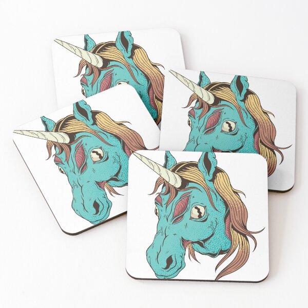 Item preview, Cute Zombiecorn Halloween zombie unicorn designed and sold by TRIBExSPACE.