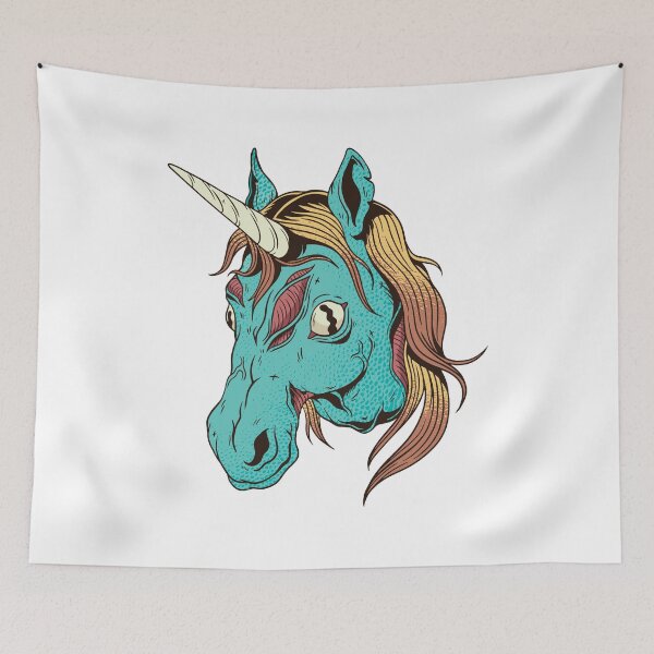 Item preview, Cute Zombiecorn Halloween zombie unicorn designed and sold by TRIBExSPACE.
