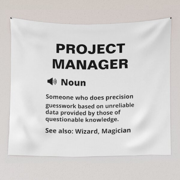 Item preview, Project Manager Funny Definition  designed and sold by Yay Design.