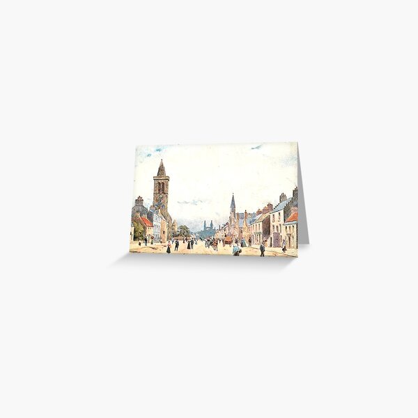 Artikel-Vorschau von Vintage-Illustration der North Street, St. Andrews, Fife, designt und verkauft von yourscotland.