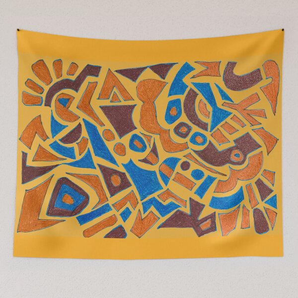 Aperçu de l'œuvre Exclamation !/ Orange créée et vendue par Karen Eutemey.