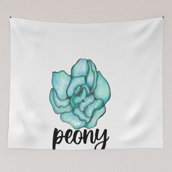 Item preview, Blue Peony  designed and sold by KenyaHoganArt.