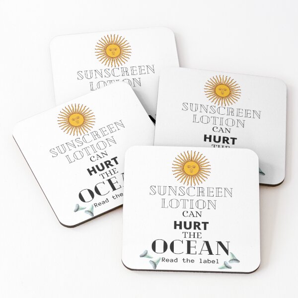 Item preview, Sunscreen Lotion Can Hurt the Ocean designed and sold by AtlanticFossils.