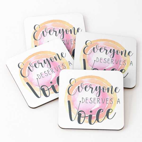 Item preview, Everyone Deserves A Voice - Abstract designed and sold by freelysimple.