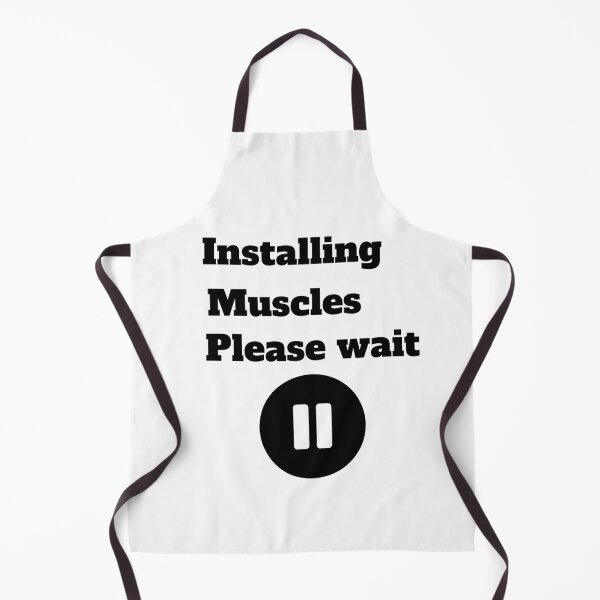 Item preview,   Installing muscle Please Wait designed and sold by 77ART.