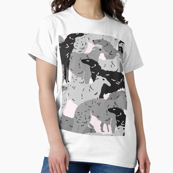 Item preview, Cute Borzoi Dogs on Pink Background designed and sold by kapotka.
