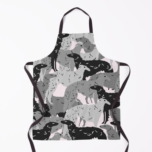 Item preview, Cute Borzoi Dogs on Pink Background designed and sold by kapotka.