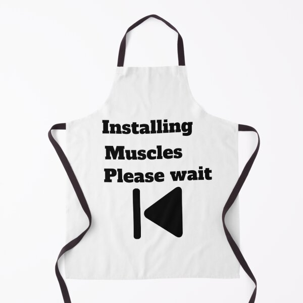 Item preview,  Installing muscle Please Wait designed and sold by 77ART.