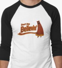 Don't Stop Believin' Men's Baseball ¾ T-Shirt