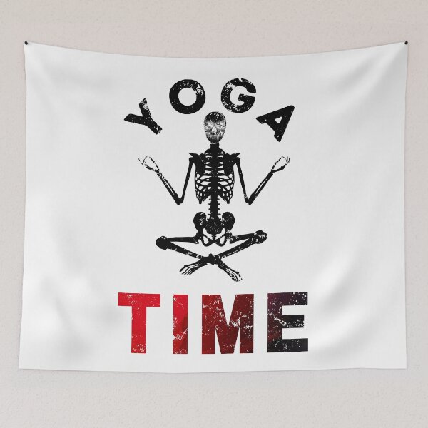 Item preview, Yoga Time, Skeleton, Skeleton, skeleton, do yoga designed and sold by salmamzr.