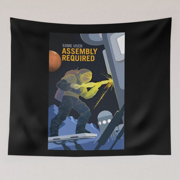 Item preview, Vintage NASA space poster .  designed and sold by beachcamper.