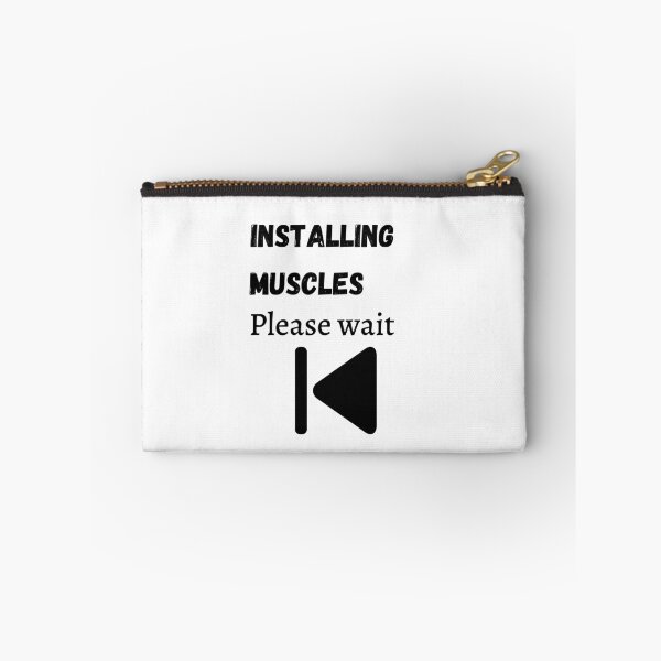 Item preview,   Installing muscle Please Wait designed and sold by 77ART.