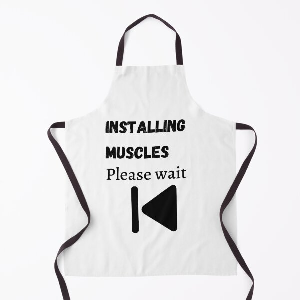 Item preview,   Installing muscle Please Wait designed and sold by 77ART.