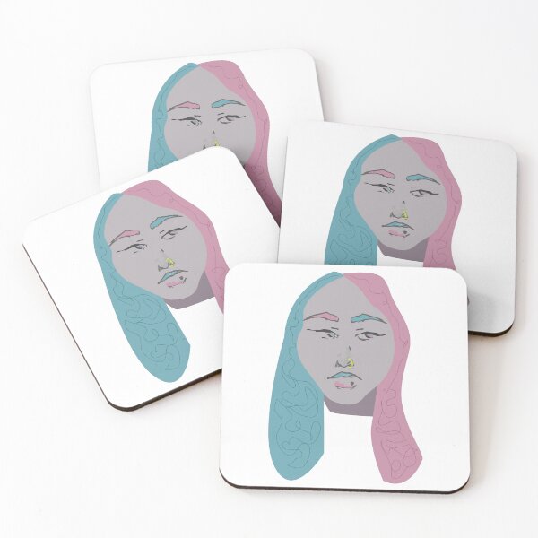 Item preview, BLUE AND PINK GIRL designed and sold by Balenilart.