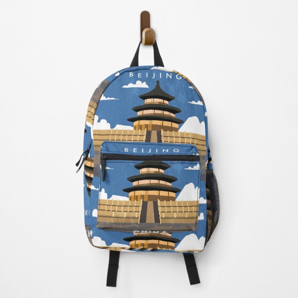 Item preview, Beijing, China - Retro travel minimalistic poster designed and sold by GreekTavern1979.