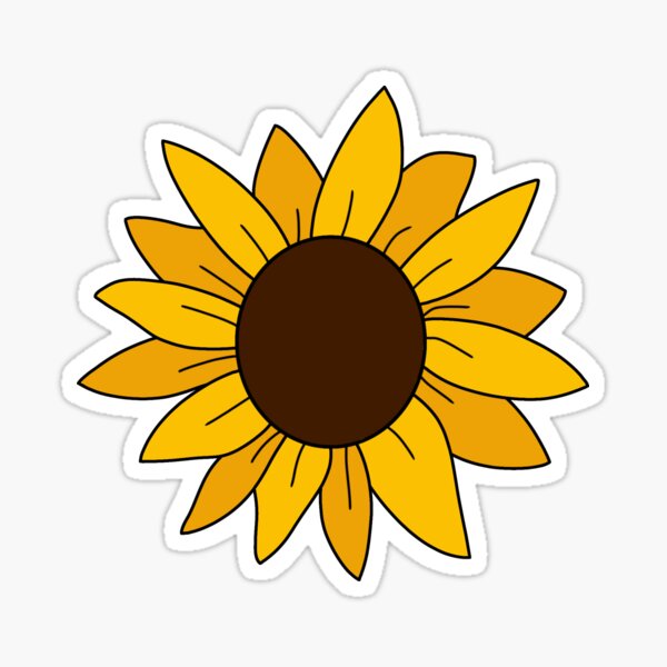 Sunflower Sticker