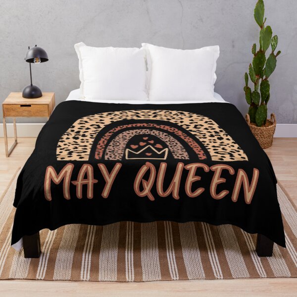 Item preview, May Queen, Queens are born in May, Leopard Boho Rainbow  designed and sold by ACC .