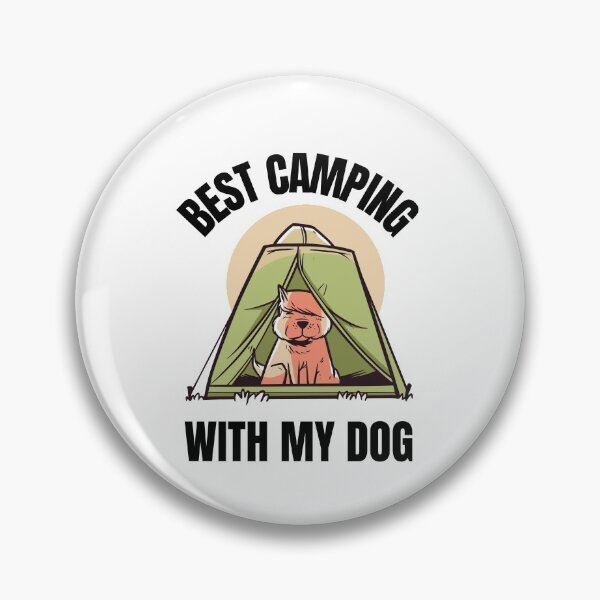 Item preview, Best camping with my dog designed and sold by Cattigal.