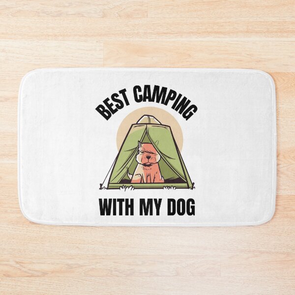 Item preview, Best camping with my dog designed and sold by Cattigal.