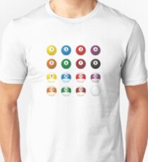 billard balls Unisex T-Shirt