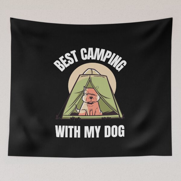 Item preview, Best camping with my dog designed and sold by Cattigal.