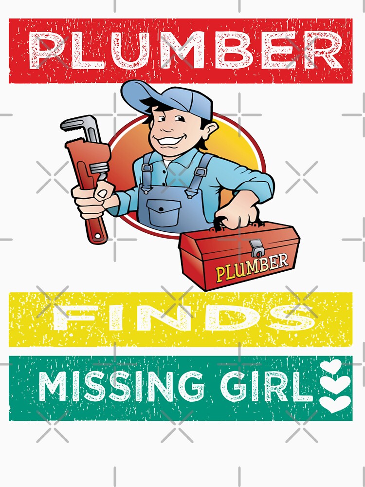 Thumbnail 7 of 7, Classic T-Shirt, plumber finds missing girl designed and sold by amirboudour2402.